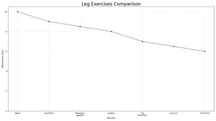 Leg Exercises Comparison