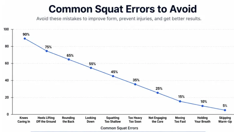 Common squat errors to avoid