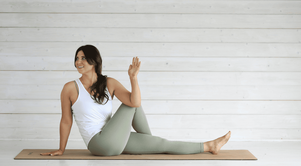 Lying Figure-Four Glute Stretch