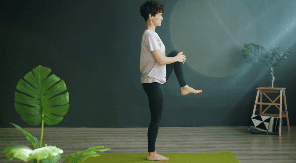 Standing Figure-Four Stretch