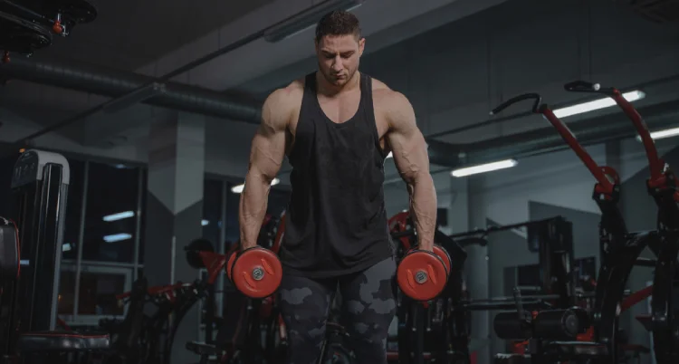 6. Resistance Band Hammer Curls
