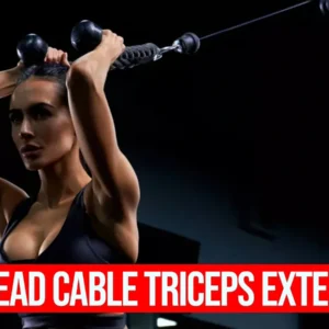 overhead cable triceps extensions