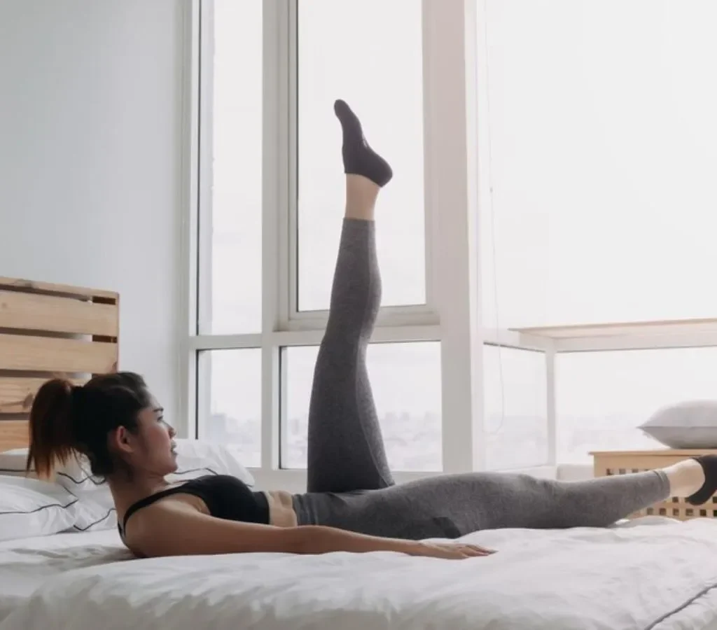 Bottom line - Stretches in bed.