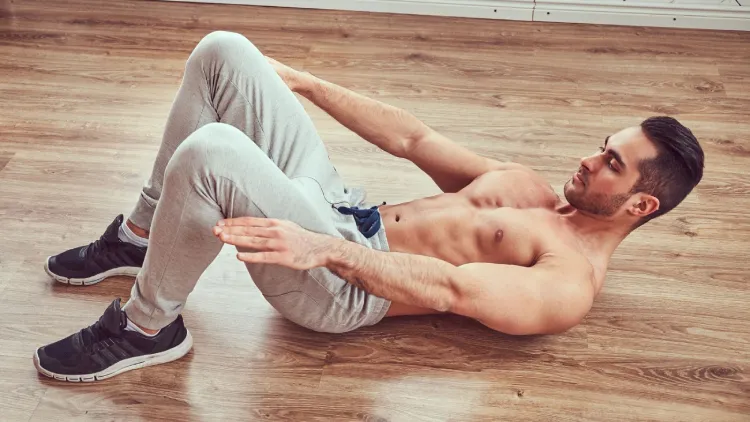 Sample Abs Workout Routine for Men (No Equipment)