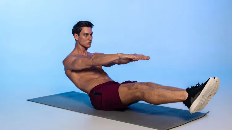 Abs Workout for Men at the Gym