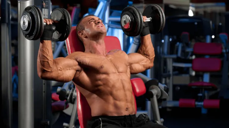 1. Overhead Press (Dumbbell or Barbell)