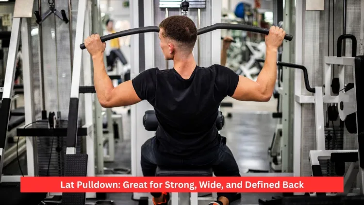 Lat Pulldown: Great for Strong, Wide, and Defined Back