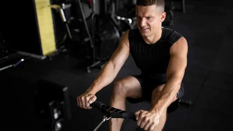 Muscles used in the seated cable Row