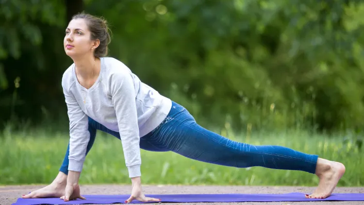 6. Triangle Pose (Trikonasana)