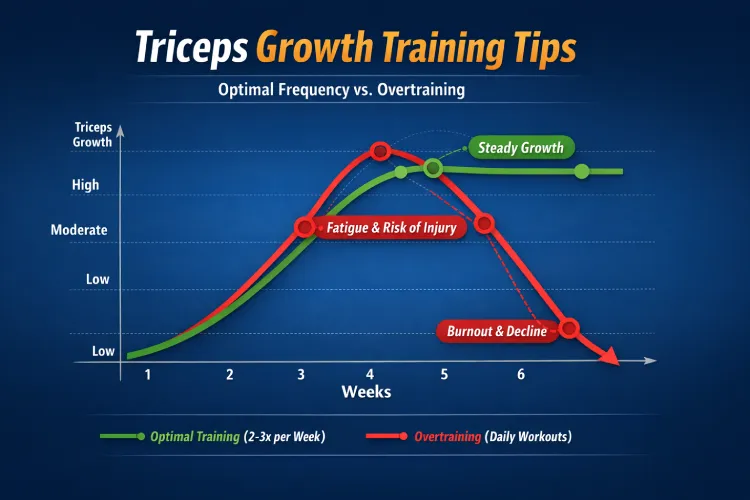 Tricep growth training tips