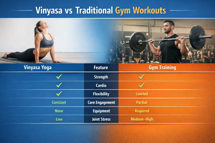 Vinyasa vs Traditional Gym Workouts