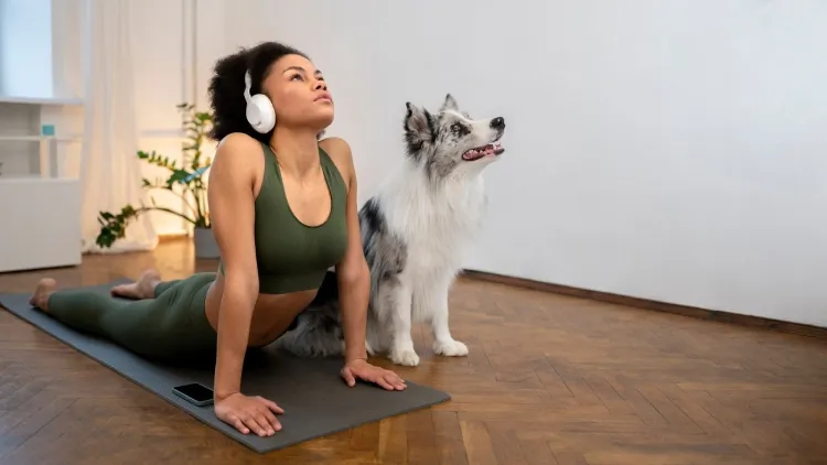 Puppy Yoga Warm-Up Exercises