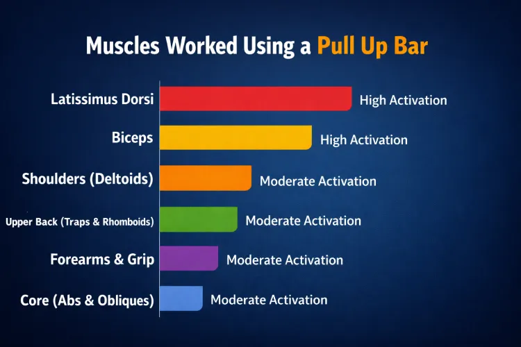 Muscles Worked using a Pull Up Bar