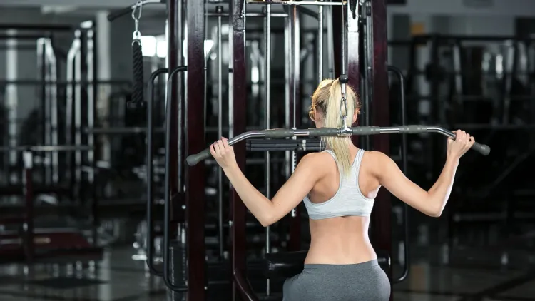 Muscles that are used in the Lat Pulldown Machine Exercise