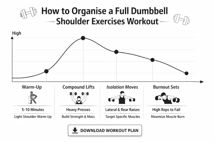 How to organise a Full Dumbbell Shoulder Exercises Workout
