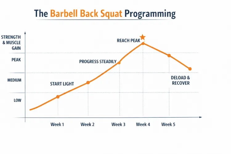 The Barbell Back Squat programming