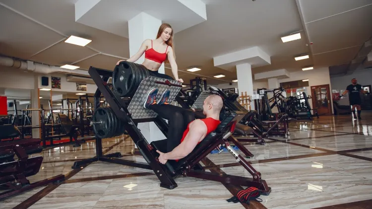 3. Leg Workouts with Gymnastic gear