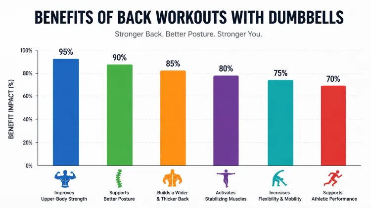 Benefits of Back Workouts With Dumbbells