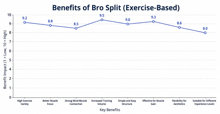 Benefits of Bro Split (Exercise-Based)